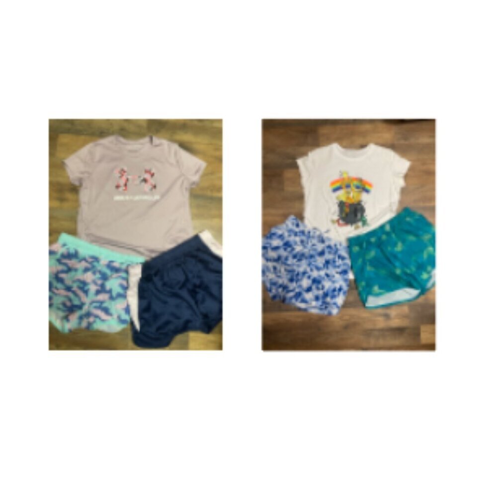 Under Armour Kids Matching Sets - White, Blue, Green